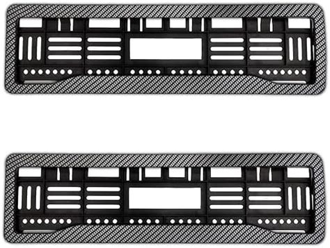 Ratana Carbon Fibre Licence Plate Frames Car Registration Plate Holders