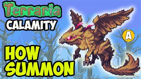 Terraria Calamity Mod How To Summon The Dragonfolly Boss