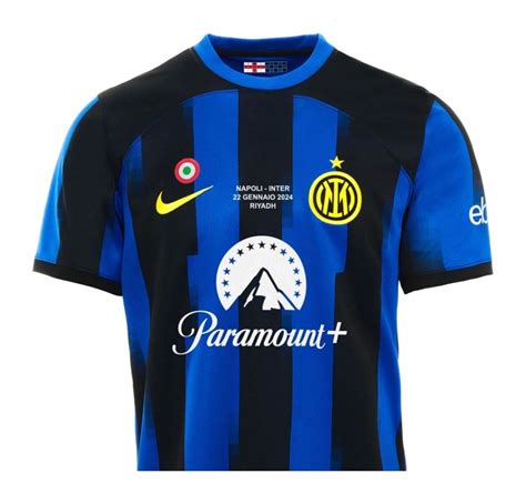 Inter Milan 2023 24 Supercoppa Italiana Final Kit