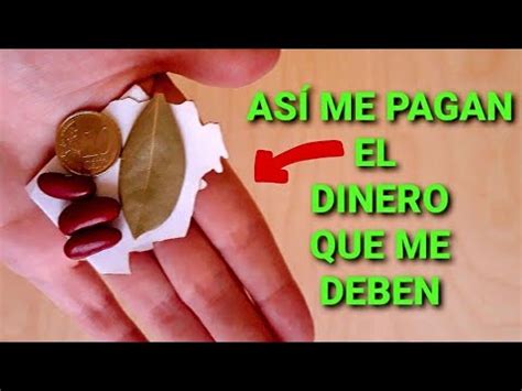 HECHIZO ritual para que te paguen un DINERO RÁPIDO que te paguen LO