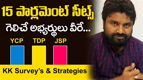 KK Surveys Strategies 2019 Elections Survey On 15 MP Seats Survey