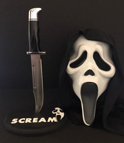 Scream Ghostface Buck Knife Display Stand Horror Movie Custom Etsy