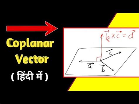 Coplanar Vectors Show That Three Vectors Are Coplanar Mathematical