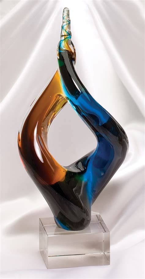 Unity Glass Art Sculpture Award | Hit Trophy