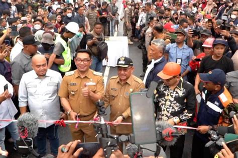 Ridwan Kamil Resmikan Underpass Dewi Sartika Depok Antara News