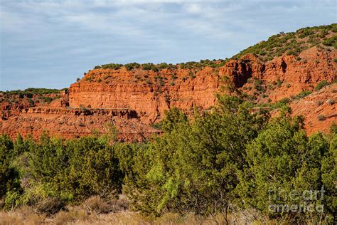 Early Morning Light On Hike Through Caprock Canyon Eagle Point Trail One Photograph By Bob