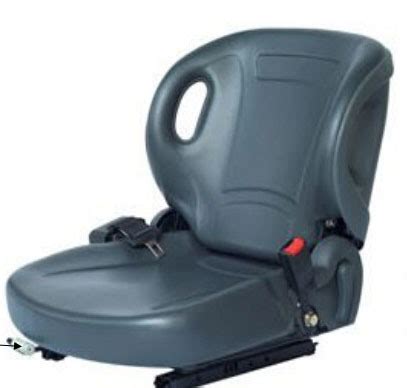 Safe Forklift Semi Suspension Seat With Seat Belt For Construction