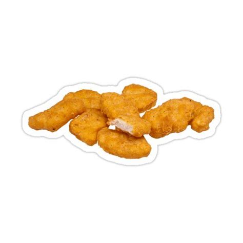 Chicken Nuggets Sticker For Sale By Ehmehli Stickers Tumblr