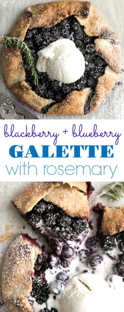 Blackberry And Blueberry Galette Recipe The Forked Spoon