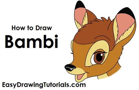 How To Draw Bambi