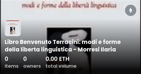 Libro Benvenuto Terracini Modi E Forme Della Liberta Linguistica