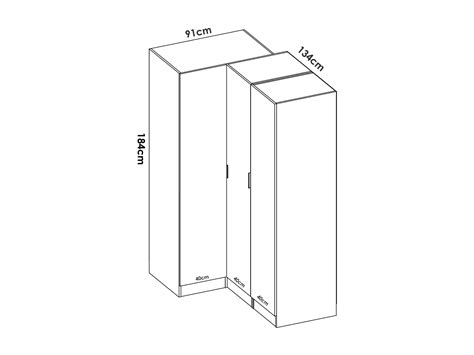 Armario Meru Mueble De Esquina Para Dormitorio Armario De Esquina Con