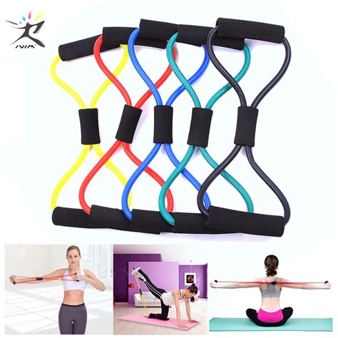 8 Word Fitness Rope Resistance Bands Rubber Bands For Fitness Elastic