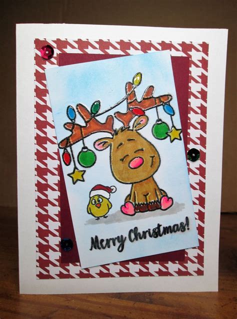 Reindeer Christmas Card