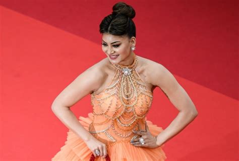 India At Cannes Urvashi Rautela Sets Red Carpet On Fire In Orange