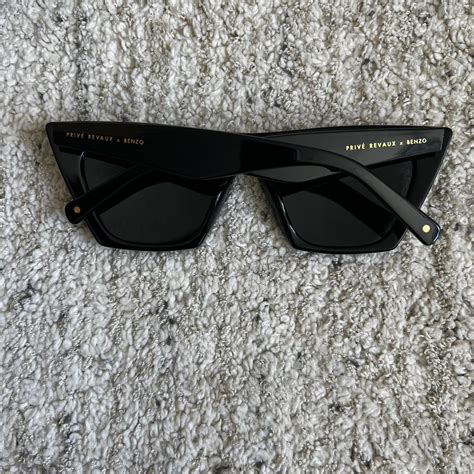 Privé Revaux Women S Black Sunglasses Depop