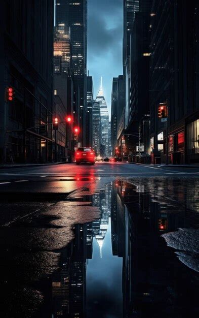 Premium Photo | View of a Abandoned City Road at Night