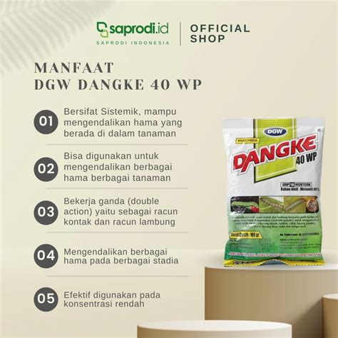 DGW DANGKE 40WP Insektisida Sistemik Racun Kontak Dan Lambung 100