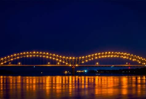 The Hernando De Soto Bridge Also Called The M Bridge Is Pictured At