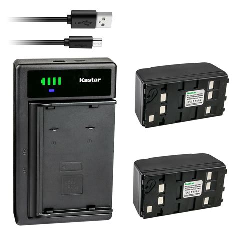 Kastar 2 Pack Battery And Smart USB Charger Replacement For Panasonic