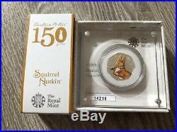 Royal Mint 2016 Peter Rabbit Beatrix Potter 50p Silver Proof Coins Set