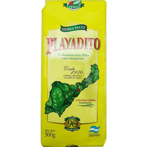 Yerba Mate Elaborada Con Palo Y Libre De Gluten Paquete 500 G