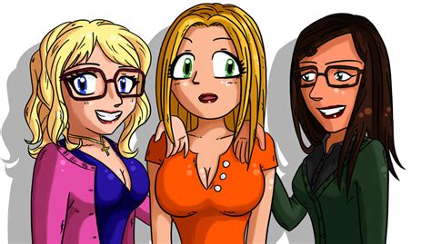 Big Bang Theory Girls By Kaeveris On Deviantart