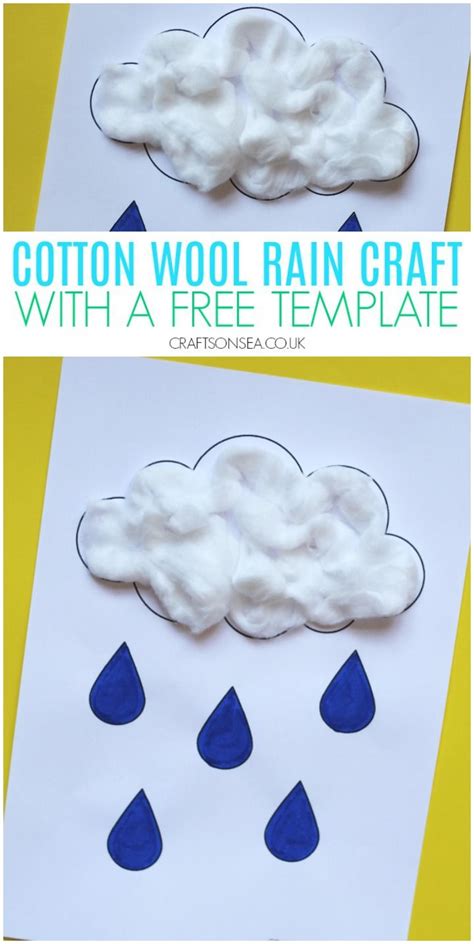 Rain Crafts for Kids - Crafts on Sea | Rain crafts, Toddler arts and ...