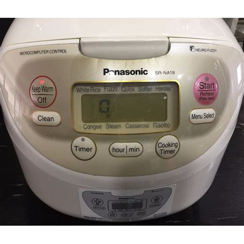 Panasonic SR NA18 Fuzzy Logic Rice Cooker 1 8L 家庭電器 廚房電器 鍋具