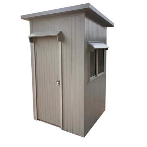 Puf Grey Prefabricated Portable Security Cabin At Rs Piece