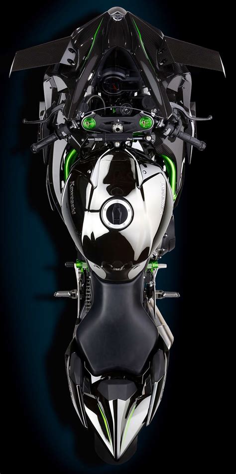 Kawasaki Ninja H2r Supercharged Track Bike Ninja Bike Kawasaki