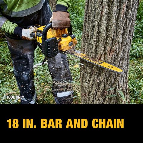 Dewalt Dccs672b Flexvolt 60v Max Brushless Cordless 18 Chainsaw Tool Only —