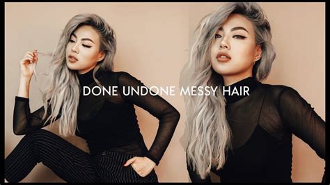 Done Undone Look Messy Hair Tutorial YouTube