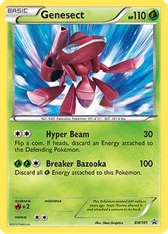 Shiny Genesect Card
