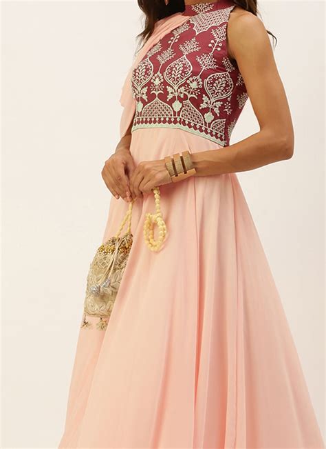 Buy Indian Ethnic Clothing Raksha Bandhan Peach Indo Western