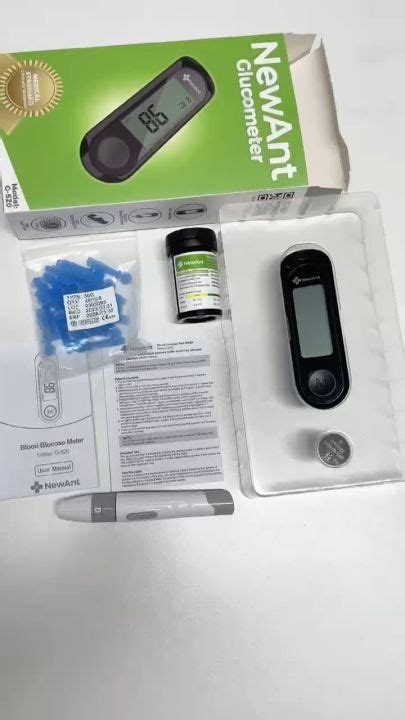 Original Blood Sugar Monitoring Device With Pcs Test Strips