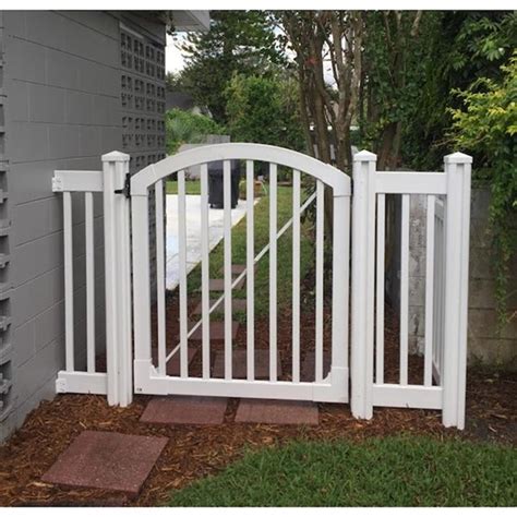 Wambam Fence X In Premium Vinyl Yard Pool Fence Gate With