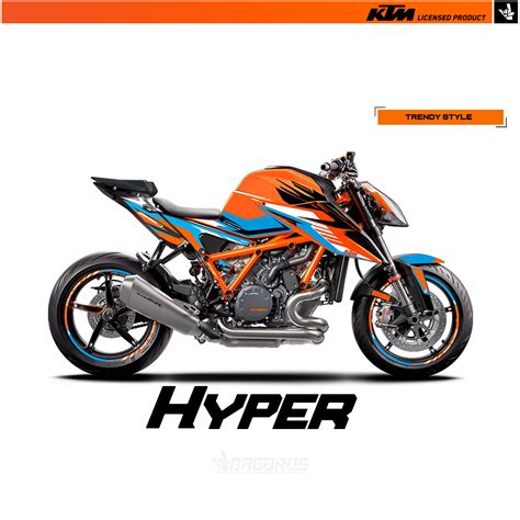 Sticker Kit For KTM Super Duke 1290 R EVO MY 2020 HYPER Bagoros