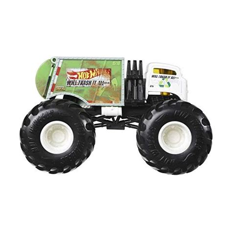 Hot Wheels véhicule Monster Trucks échelle 1 24 will trash it all