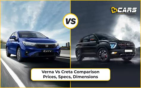 City Vs Creta Comparison Prices Specs Dimensions