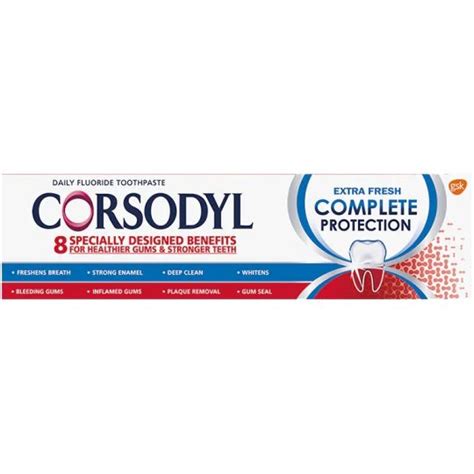 Corsodyl Complete Protection Extra Fresh Toothpaste 75ml Adult