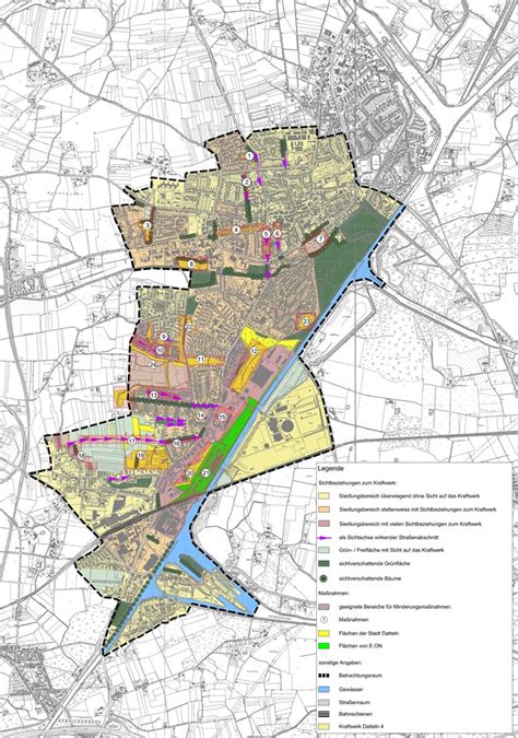 Steinkohlekraftwerk Datteln Planquadrat Dortmund