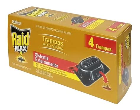 Pz Raid Max Trampa Para Cucarachas G Trampas De C U En Venta