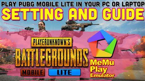 How To Install Pubg Mobile Lite In Pc Or Laptop Pubg Mobile Lite