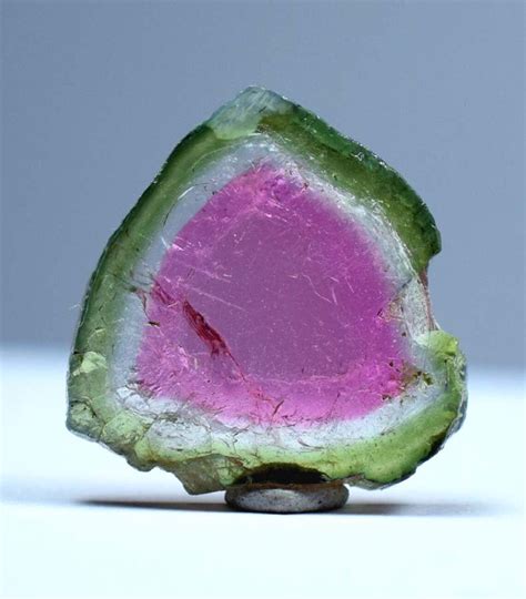 Watermelon Tourmaline Slice Tourmaline Polished Slice Etsy