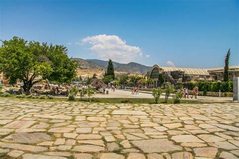 Ancient City Ancient City of Hierapolis Stock Photo - Image of mountain ...