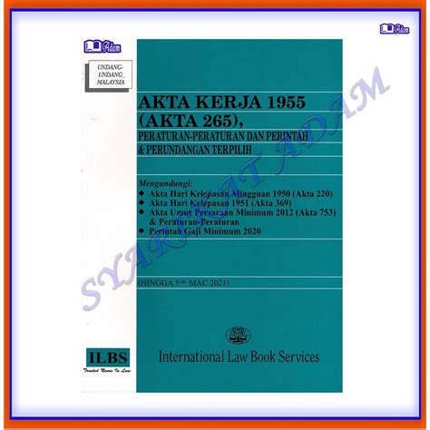 Adm Ilbs Akta Kerja Akta Peraturan Peraturan Dan