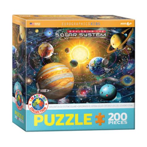 Comprar Puzzle niños Eurographics Sistema Solar 200 Juguetes Magin