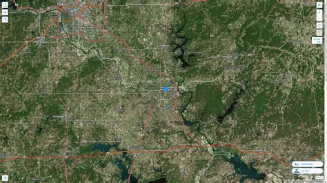 Muskogee, Oklahoma Map