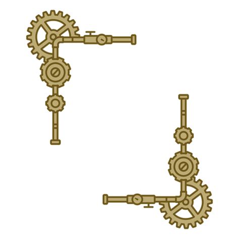 Diseño Png Y Svg De Decoración De Marco Victoriano Steampunk Para Camisetas